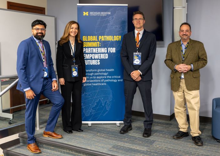Drs. Kamran Mirza, Rouba Ali Fehmi, Lee Schroeder, and Ul Balis - Organizers of the Global Pathology Summit 2024 sm.jpg